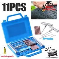 ราคา 11pcs ปะยาง ชุดปะยาง ชุดปะยางฉุกเฉิน ชุดเข็มปะยาง ชุดไหมปะยาง ชุดซ่อมยางรถยนต์ ชุดปะยางรถยนต์ ตัวหนอน ไหมปะยาง แบบเหล็ก (47001179835)