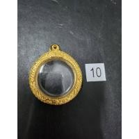 ราคา กรอบพระ จตุคราม กลม 3.5 C05 ทองเหลือง ชุบทองไมครอน ระบบ Vaccuum เคลือบอีก 1 ชั้น เสมือนทองแท้ กรอบหนา 30*30*9 MM (19378625899)