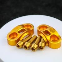 ราคา ประกับแฮนด์+น็อตประกับ (สีทอง+น็อตทอง) ตรงรุ่น Msx (29229615975)