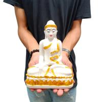 ราคา สมเด็จพระมหามัยมุนี องค์จำลอง ปางมารวิชัยทรงเครื่องจักรพรรดิ ศิลปะพม่า หน้าตัก 5 นิ้วสูง 7 นิ้ว บูชาเสริมอำนาจบารมี (21662738206)