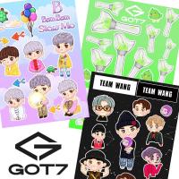 ราคา สติ๊กเกอร์got7 bambam jackson got7 fanclub sticker ขนาดa6 ไดคัท กันน้ำได้ (20190518671)