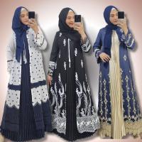 ราคา Lacy Abaya(Kkeaw ร้านแก้ว)ชุดเดรสมุสลิม | ชุดอิสลาม | ชุดผ้าค้อตตอน | งานปัก✨️ (27854700365)