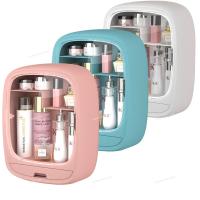 ราคา และทรงเหลี่ยม ชั้นวางเครื่องสำอางค์ แบบติดผนังไม่ต้อง กล่องเก็บเครื่องสําอางค์ กล่องเก็บเครื่องสําอางค์ราคาถูก (22364705837)