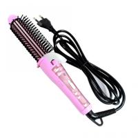 ราคา หวีแกนร้อน ม้วนผม หนีบผม 3 in1 รุ่น CKL-801 (สีชมพู) (826194055)