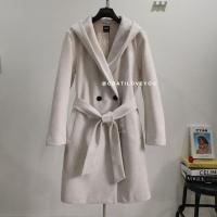 ราคา ZARA SOFT COAT WITH HOOD AND BELT (20569856976)