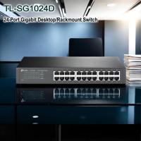 ราคา เน็ตเวิร์กสวิตซ์ TP-Link TL-SG1024D 24-Port Gigabit Switch High Performance 10/100/1000 (42765270679)