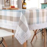 ราคา ผ้าปูโต๊ะ ผ้าคลุมโต๊ะ ผ้าปูโต๊ะจากผ้าฝ้ายและลินิน กันน้ำ ป้องกันการลากเลื่อน ขนาดสี่เหลี่ยมและวงกลม (44950818326)