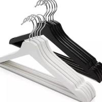 ราคา ไม้แขวนเสื้อยูคาลิปตัส สีขาวดำ (3 ชิ้น 6 ชิ้น 12 ชิ้น) 45cmไม้แขวนซุง (23140249521)