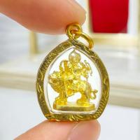 ราคา จี้ห้อยคอ พระแม่อุมา (ทุรคาขี่เสือ) เนื้อชุบทอง เลี่ยมกรอบทองไมครอนกันน้ำเกรด A เสริมมงคล (29460607438)