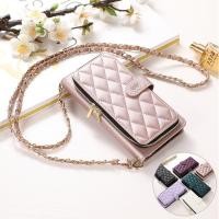 ราคา ซองหนังโซ่ยาว iPhone 11 12 13 Pro Max XS 6 7 8 Plus SE2 SE3 กระเป๋าสะพายแนวทแยง (25528332326)