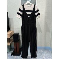 ราคา จั๊มสูทเอี๊ยม#จั๊มสูทกางเกงสีดำSizeLงานป้าย (57251435901)