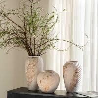 ราคา Jingdezhen ใหม่สไตล์จีนสไตล์เงียบเคาน์เตอร์แจกันเซรามิก Mottled เก่า Crude เครื่องปั้นดินเผาหม้อ Entrance ตู้ทีวี Orna (55951894579)