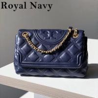 ราคา Tory Burch Fleming Soft Convertible Shoulder Bag (Royal Navy) (3868219782)