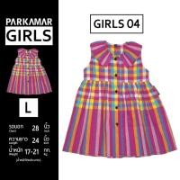 ราคา ชุดกระโปรง ชุดเด็กผู้หญิง GIRLS 04 ไซส์ L ชุดเดรส ชุดผ้าขาวม้า ผ้าฝ้าย ผ้าไทย PARKAMAR ใส่เที่ยว ใส่เล่น ใส่สบาย (27085251390)