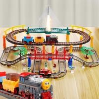 ราคา DIY รถรางไฟฟ้าของเล่นแสงการศึกษารุ่นรถไฟรถแข่งสูงรถเด็กของเล่นเด็กรถ (40876447776)