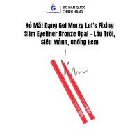 ราคา [AUTHENTIC] Merzy Lets Fixing Slim Gel Eyeliner – Bronze Opal | ติดทนนาน กันน้ํา กันรอยเปื้อน (40255292435)