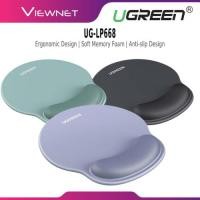 ราคา UGREEN UG-LP668 ERGONOMIC MOUSE PAD WITH WRIST REST (สีเขียว/ดํา/GREY) ANTI SLIP SKIN FRIENDLY 5MM MEMORY FOAM (41202359875)