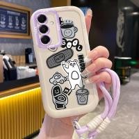 ราคา SAMSUNG กรณีSamsung A16 4G A16 5G A15 4G A15 5G A14 5G A14 4G A24 A25 5G A34 5G A54 5G A35 5Gการ์ตูนกรณีพร้อมเชือกเส้นเล็ก (49401544703)