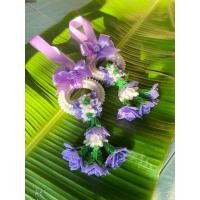 ราคา พวงมาลัยไหมพรมแขวนหน้ารถ #พวงมาลัยแขวนหน้ารถคล้ององค์พระ ว่างหิ้งพระ (12241688947)