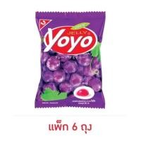 ราคา โยโย่ เยลลี่รสองุ่น 80 กรัม (แพ็ก 6 ถุง) (50100111246)