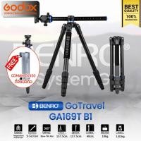 ราคา Benro Tripod GA169T B1 ขาตั้งกล้อง อเนกประสงค์ Monopod, Top View, กางราบ, กลับหัว / Godox Thailand (40152436525)