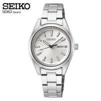 ราคา SEIKO Quartz นาฬิกาข้อมือผู้หญิง สายสแตนเลส รุ่น SUR349P,SUR349P1 (14510903030)