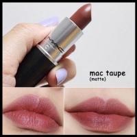 ราคา cosmetichub69 แท้ทั้งร้าน !! แบ่งขายลิปสติก MAC LIPSTICK สี TAUPE ขนาด 0.25 G. แบ่งขายใส่กระปุก แถมแปรงทาลิปฟรี (14694398165)