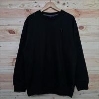 ราคา Ellese Black On Black Small Logo Crewneck Hoodie Originals - Second Very Good Condition for Men & Women (41622011649)