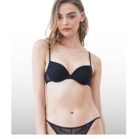 ราคา ELLE lingerie Moulded bra ยกทรงมีโครงเสริม PAD ฟองน้ำ แต่งพลีทและผ้าลูกไม้ - LB7502 (3860413077)