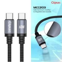 ราคา CLIPTEC MCC203 TYPE-C TO TYPE-C สายชาร์จเร็ว 60W 2.0M (40174604918)