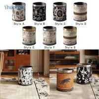 ราคา [Shamjina] ถังขยะทรงกลมถังขยะถังขยะถังขยะตะกร้ากระดาษตกแต่ง (40551423317)