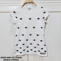 ราคา เสื้อเด็ก KENZO KIDS แท้100% สีขาวลายดวงตาเท่ๆ ผ้าดีผ้าเด้งๆนิ่มๆไซส์ 12Y 152cm (17390150715)