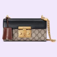 ราคา แบรนด์ใหม่และเป็นของแท้/กุชชี่ Gucci Padlock Mini Shoulder Bagกระเป๋าสะพายข้างผู้หญิง/กระเป๋าร่อซู้ (24941424844)