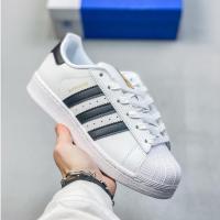 ราคา Adidas Originals Superstar Shell toe รองเท้ากีฬาและลําลองสีขาวสําหรับทั้งชายและหญิง (46802017915)