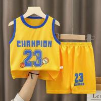 ราคา SN Champion 23 Sports Set สีน้ําเงิน - เสื้อยืด & กางเกงขาสั้นสุดเท่ Size 9-34kg SBRT03255 (27887981512)