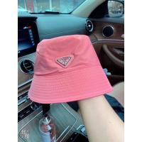 ราคา NEW หมวกบักเก็ตPRADA สีชมพู (6674660693)