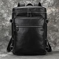 ราคา ยุโรปอเมริกันแฟชั่นกระเป๋าเป้สะพายหลังหนังแท้ชั้นแรก หนังวัว กระเป๋าเป้สะพายหลังผู้ชายความจุขนาดใหญ่กระเป๋านักเรียนนักเรียนกระเป๋าคอมพ (40574928173)