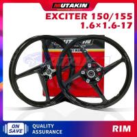 ราคา MUTAKIN 404 ล้อแม็ก แม็กขอบ17 สำหรับEXCITER150/EXCITER155 VVA (ล้อหน้า 4 รู) ขนาด1.6x1.6-17 แถมลูกปืนฟรี (26408538579)