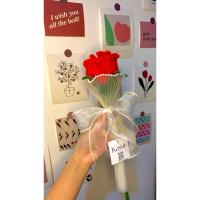 ราคา ช่อดอกกุหลาบ ลวดกำมะหยี่ ของขวัญปัจฉิม วาเลนไทน์ วันเกิด❤️ (23764014380)