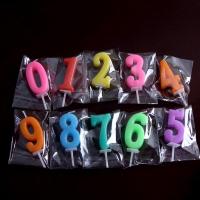 ราคา เทียนวันเกิดแบบตัวเลข 0-9 หลากสี แยกขายเป็นตัวๆ (917514089)