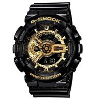 ราคา Casio G-Shock นาฬิกาข้อมือผู้ชาย สายเรซิ่น รุ่น GA-110GB-1A - สีดำทอง (63178224)