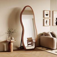 ราคา Greengarden กระจกเต็มตัว กระจกตั้งพื้น วินเทจ กระจกตกแต่งห้อง ขอบหยักดีไซน์มินิมอล กระจกกรอบไม้ รุ่น 2346 (29839584513)