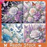 ราคา เครื่องประดับรูปพิเศษเจาะเพชร มีลายกุหลาบและผีเสื้อ (46500605775)