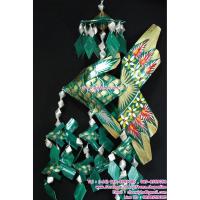 ราคา หัวไม่ทิ่ม ครบองค์โบราณ! โมบายปลาตะเพียน ลูก 6 ตัว 10x22 นิ้ว (กลาง) แขวนเปล แขวนหน้าร้านเรียกเงิน ทอง TH-FISH-07-GreenS (254647944)