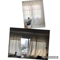 ราคา ผ้าม่านผ้าฝ้ายคอกระเช้ามือสอง (25821006766)