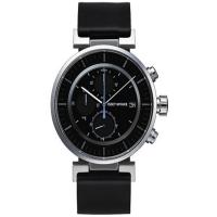ราคา ISSEY MIYAKE Watches “W” นาฬิกาข้อมือผู้ชาย สายหนัง รุ่น SILAY009 - Black (295577122)