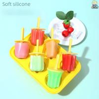 ราคา [คลา] 6 หลุมไอศครีมซิลิโคนแม่พิมพ์ขนมตู้แช่แข็งผลไม้ไอติมชงแม่พิมพ์ ทําเอง โฮมเมดไอศครีมแม่พิมพ์อุปกรณ์ครัว [ไทย] (27585132420)