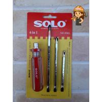 ราคา SOLO ไขควงสลับหัว 6 in 1 NO.006L (40374816821)