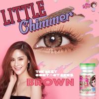 ราคา คอนแทคเลนส์Little chimmer Brown/Gray (Prettydoll) ขนาดมินิ (13317704181)