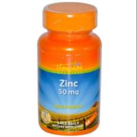 ราคา Zinc 50 mg Thompson ซิงค์ แร่ธาตุสังกะสี ลดสิว บำรุงผม ผิว เสริมภูมิคุ้มกัน ลดหวัด ลดผมร่วง บำรุงกระดูก (8207030199)